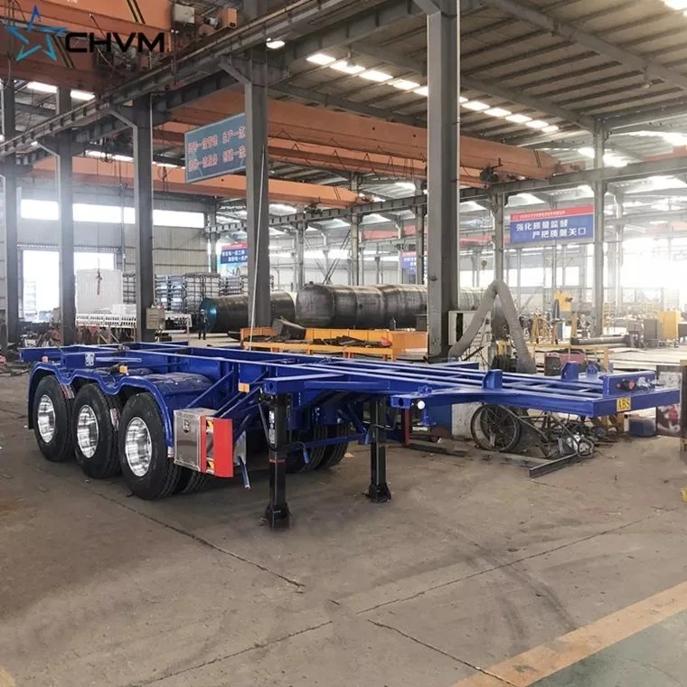 Remorque de camion squelette de conteneur de 40 pieds