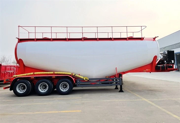 Semi-remorque de réservoir de ciment en vrac sec TONGYA de marque chinoise de vente chaude avec qualité
