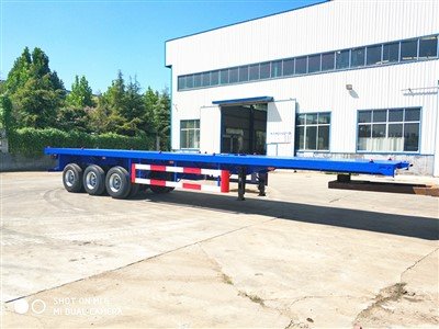 Remorque de camion à plateau de conteneur de 40 pieds