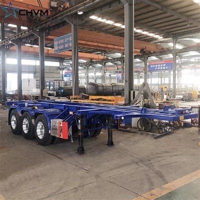 Remorque de camion squelette de conteneur de 40 pieds