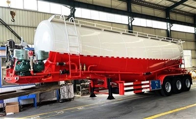 La Chine fabrique la semi-remorque de réservoir de ciment en vrac TONGYA