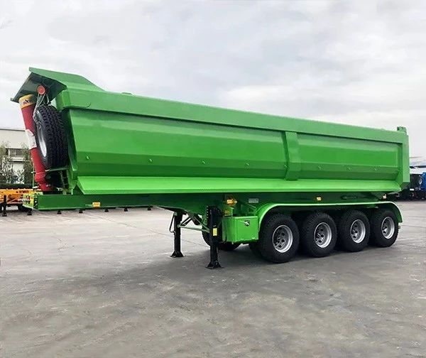 Cylindre hydraulique U Type 3alxes fin camion à benne arrière à vendre