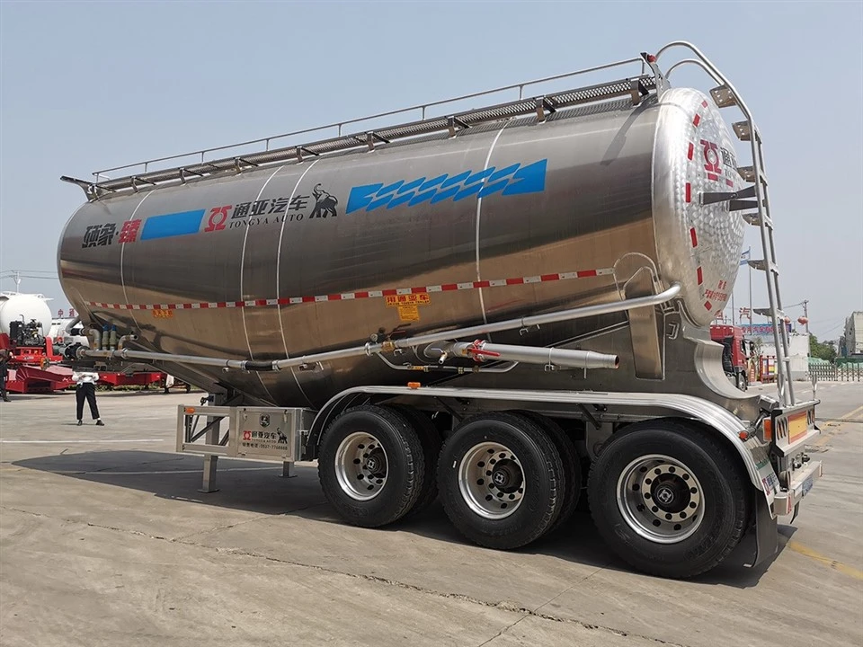 40T Aluminum Cement Tanker Semi Trailer high quality