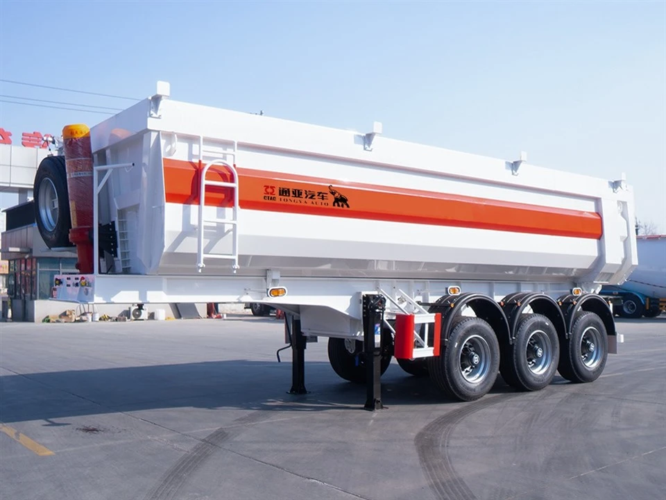 Single Tire Dump Semi Trailer factory