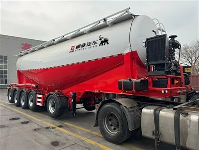 Semi-remorque-citerne de ciment en vrac à 5 essieux de 66 litres