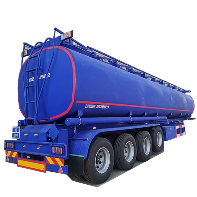 TONGYA Hot Sale 4 essieux huile liquide carburant pétrolier remorques réservoir semi-remorque